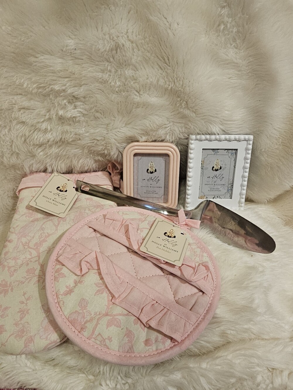 Dolly Parton NWT Pink Floral Kitchen Decor 5 Piece Set
